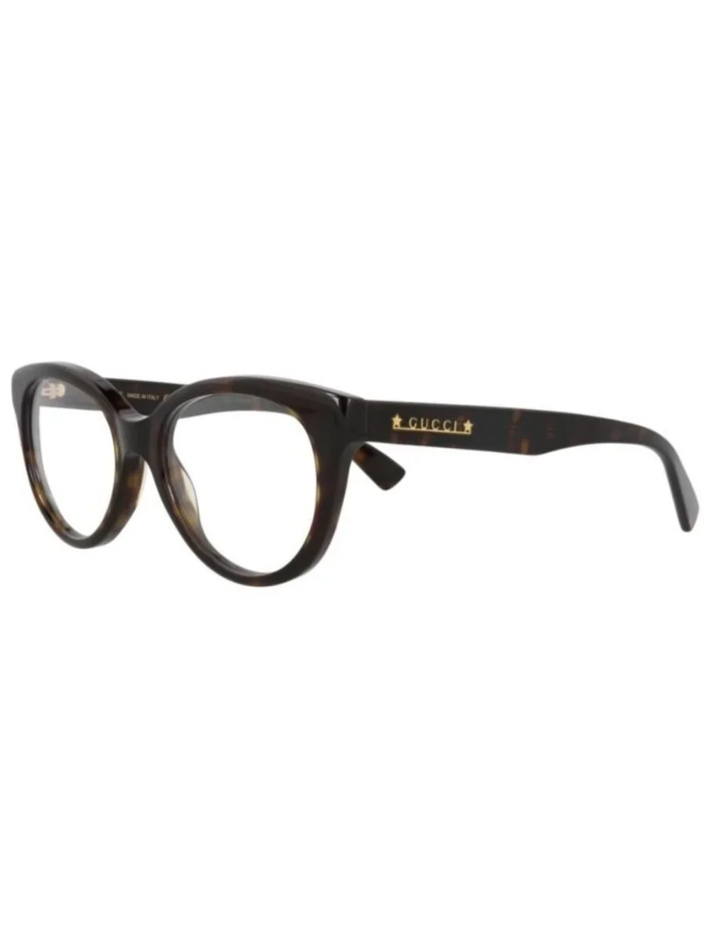 New Gucci Womens Cat Eye Havana Havana Transparent Fashion Designer Sunglasses
